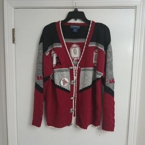 Vintage Collegiate Eagle's Eye Alabama Crimson Tide Women's Button-Up Cardigan